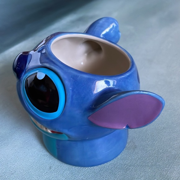 Disney Lilo And Stitch 3D Stitch 12 oz Mug + Princess Castles Mug - Picture 5 of 14